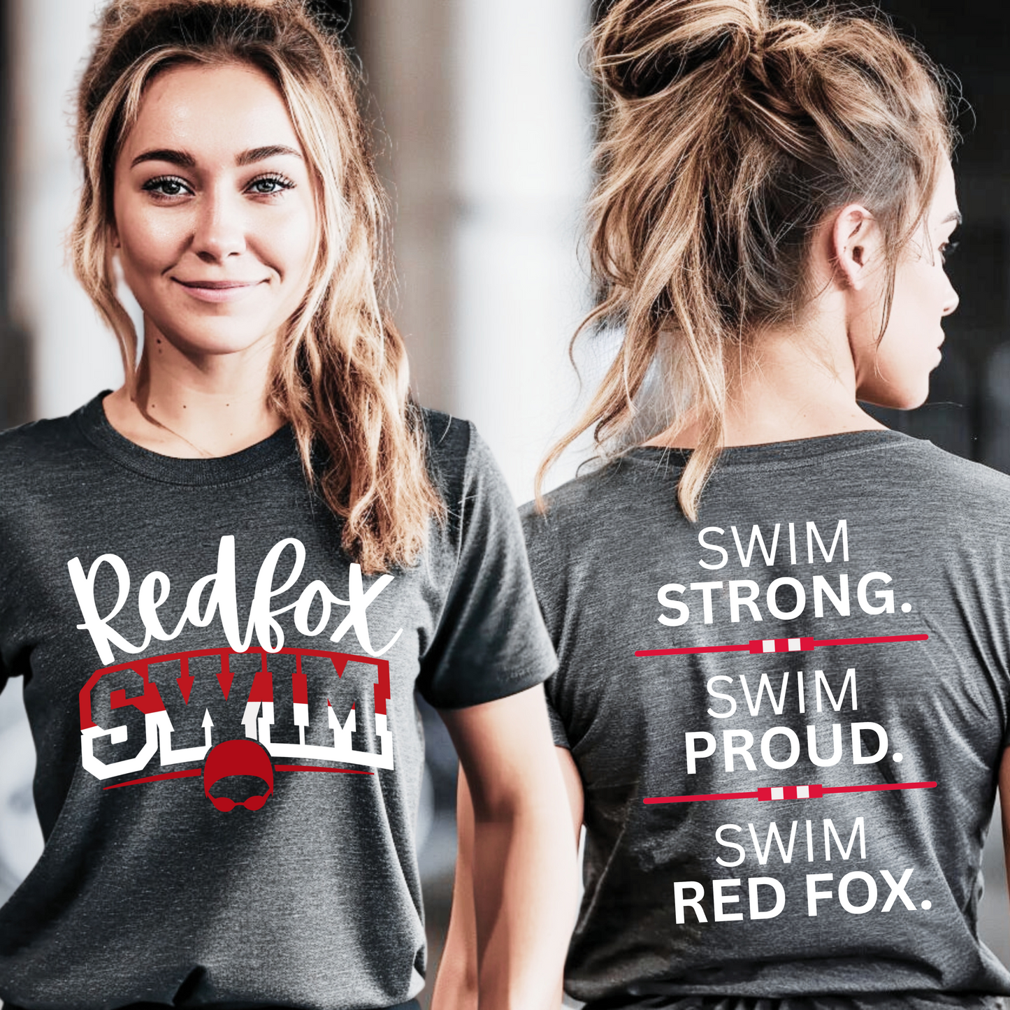 Swim Strong. Swim Proud. Swim Red Fox.