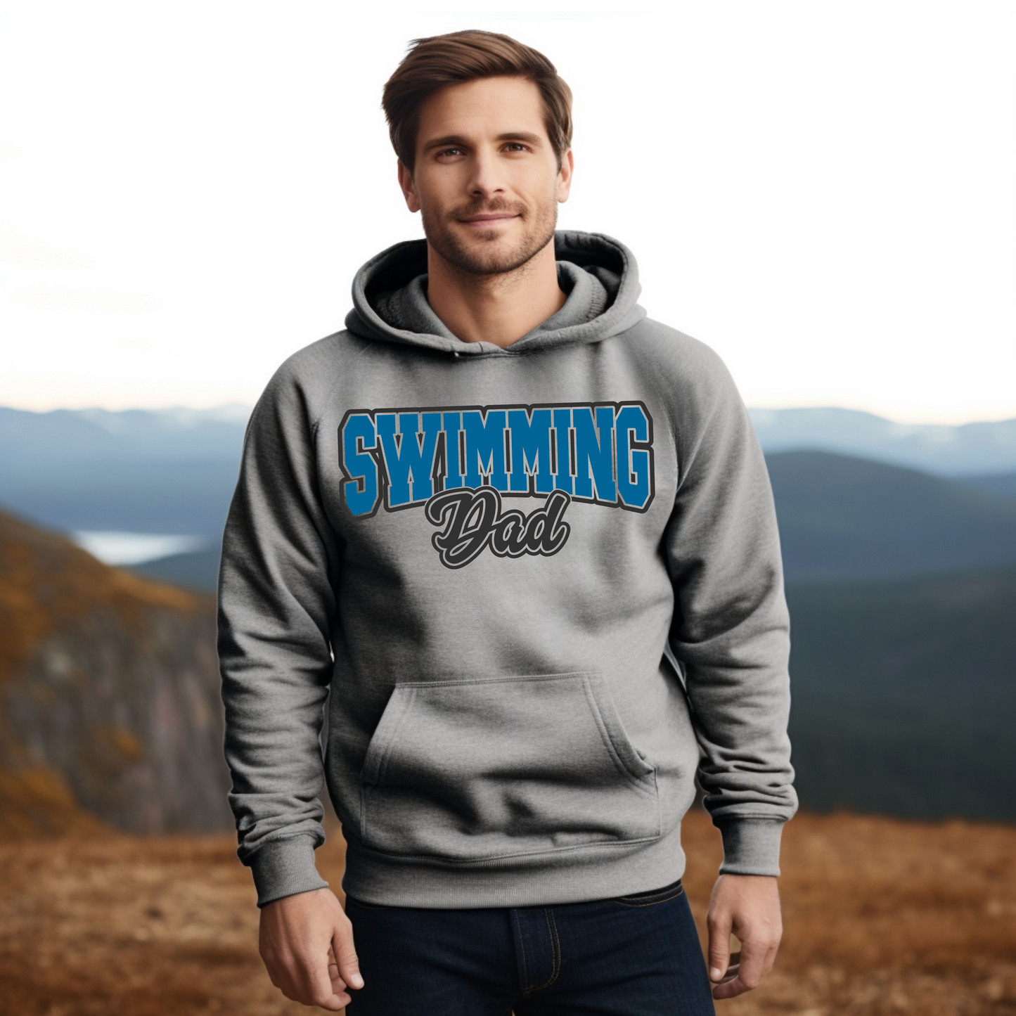 Swim Dad Sweatshirt Version