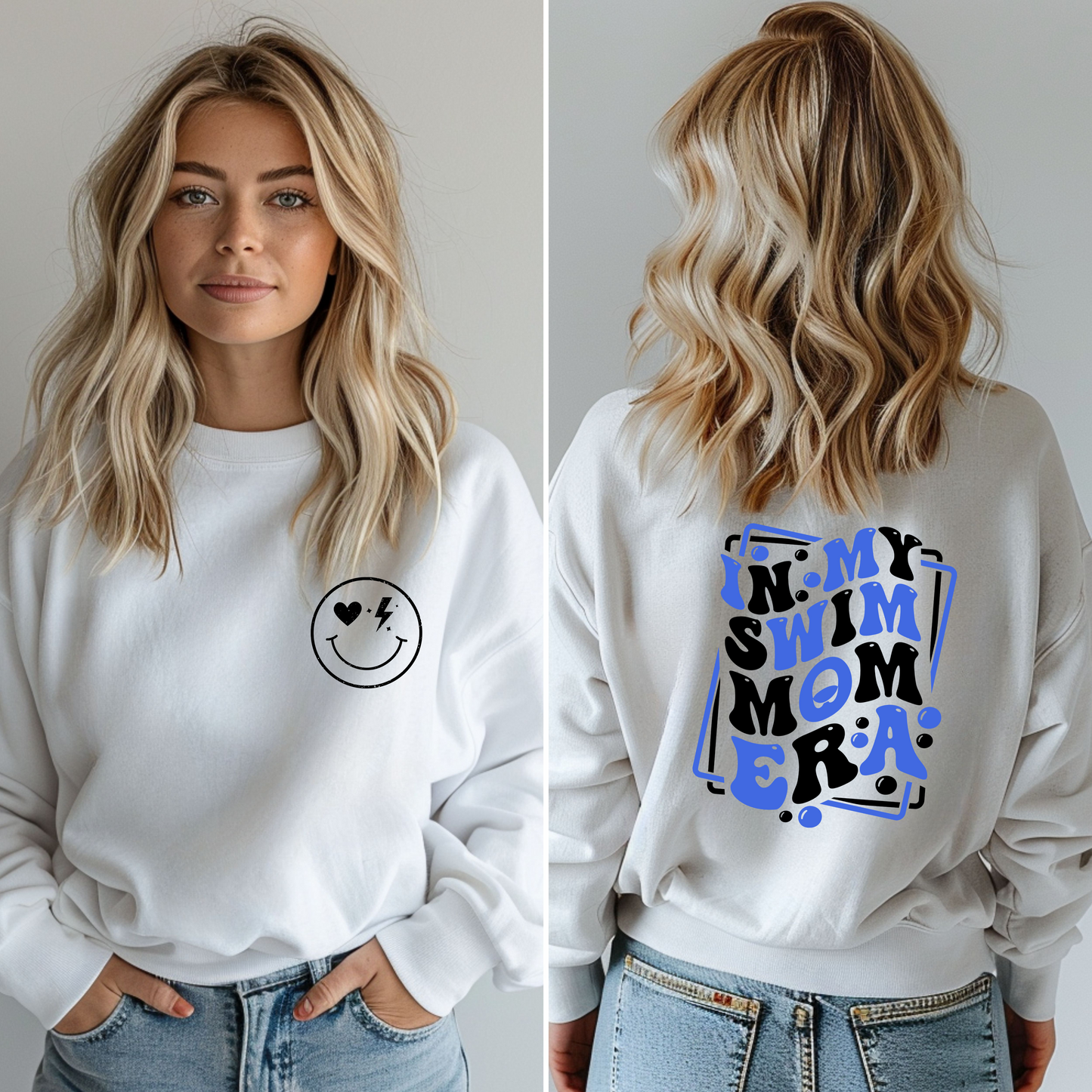 Swim Mom Era Sweatshirt Version
