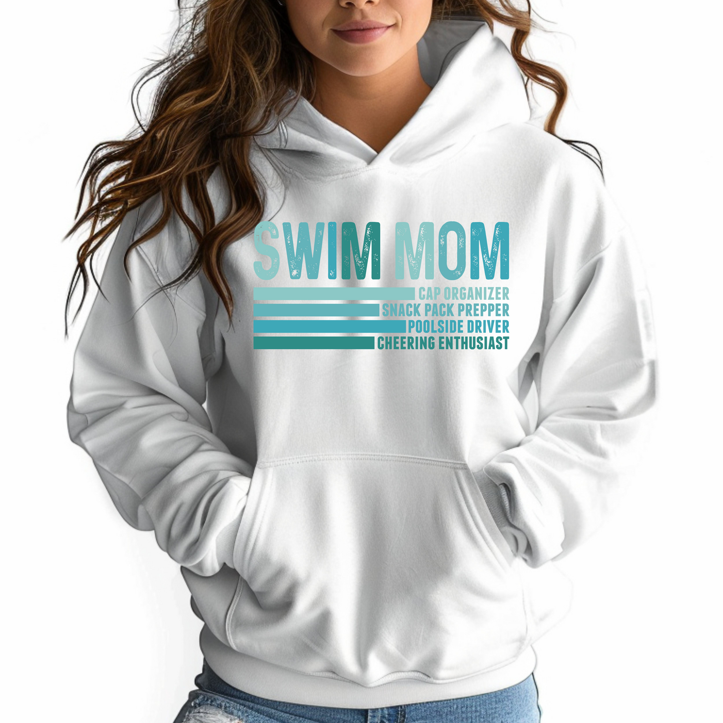Define a Swim Mom Sweatshirt Version