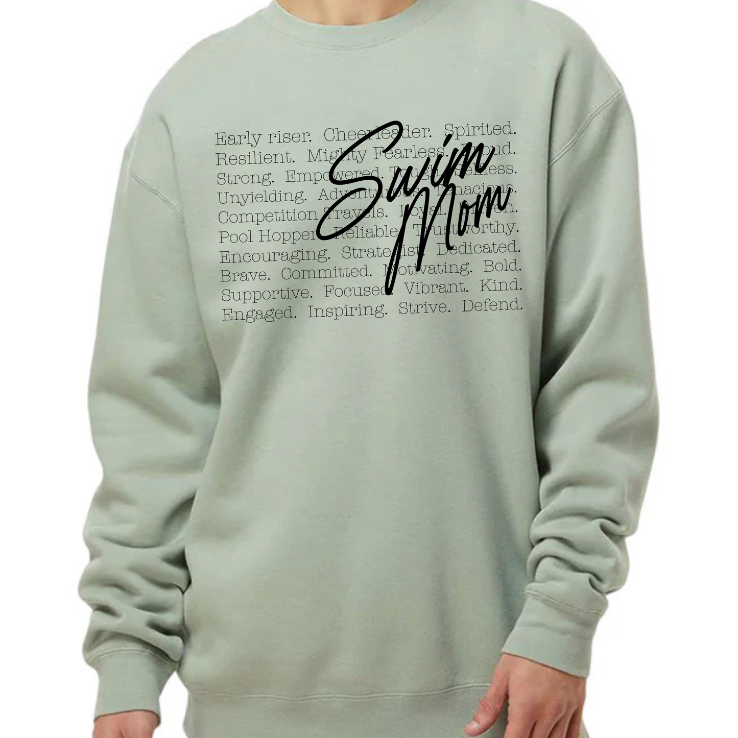 All The Words, One Mom Sweatshirt Version