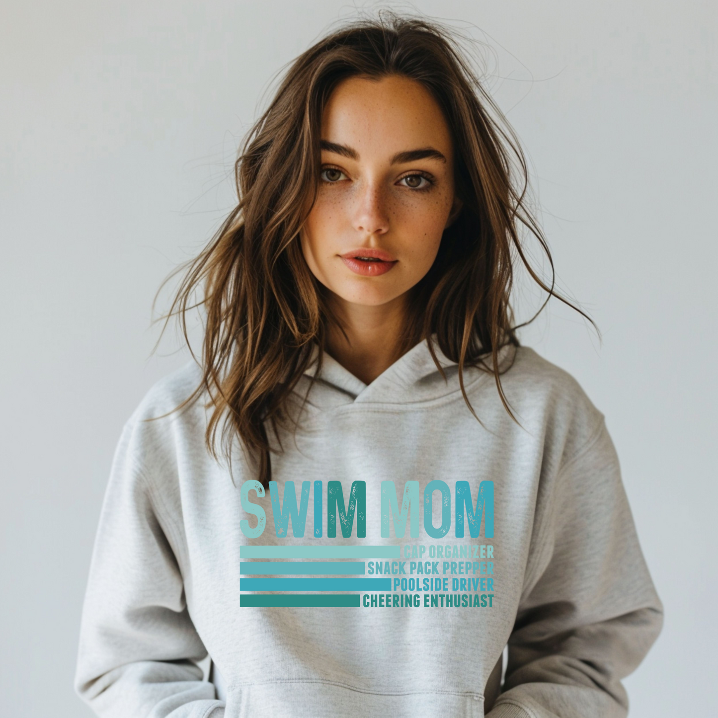 Define a Swim Mom Sweatshirt Version