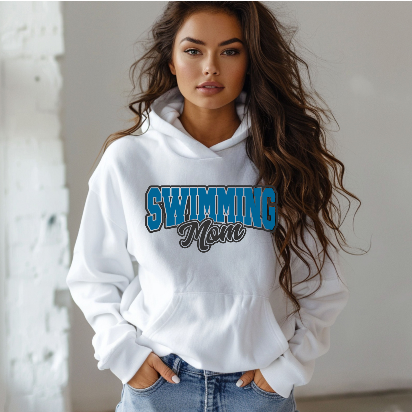 Swim Mom Sweatshirt Version