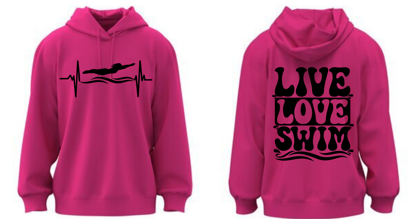 Live Love Swim Sweatshirt Version