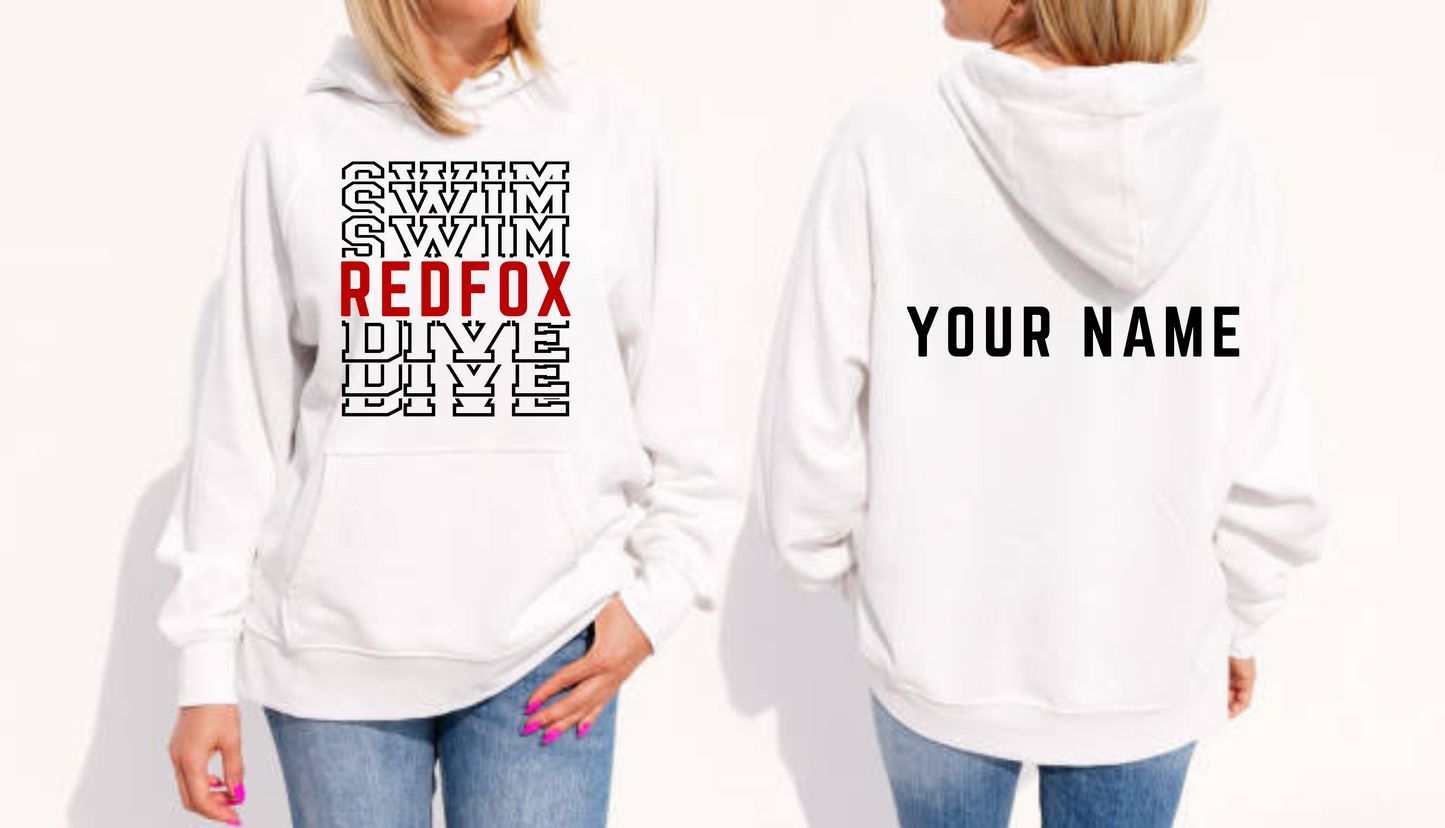 Dive In, Swim On Sweatshirt Version