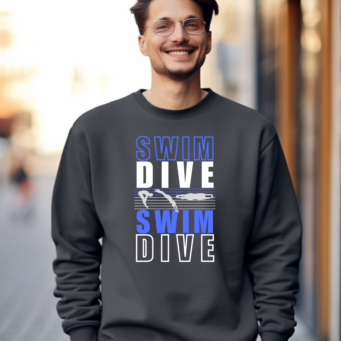 Swim Dive Repeat Sweatshirt Version