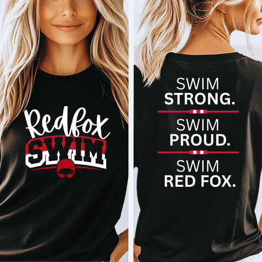 Swim Strong. Swim Proud. Swim Red Fox.