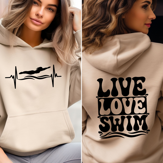 Live Love Swim Sweatshirt Version