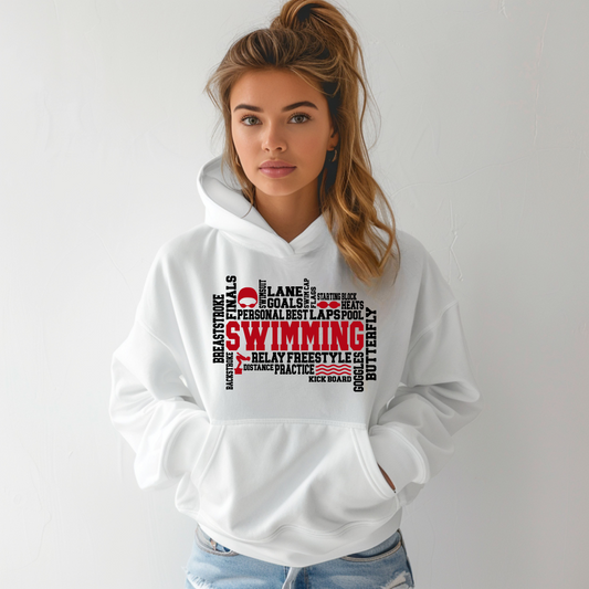 Talk Swim To Me Sweatshirt (Red Fox Edition)
