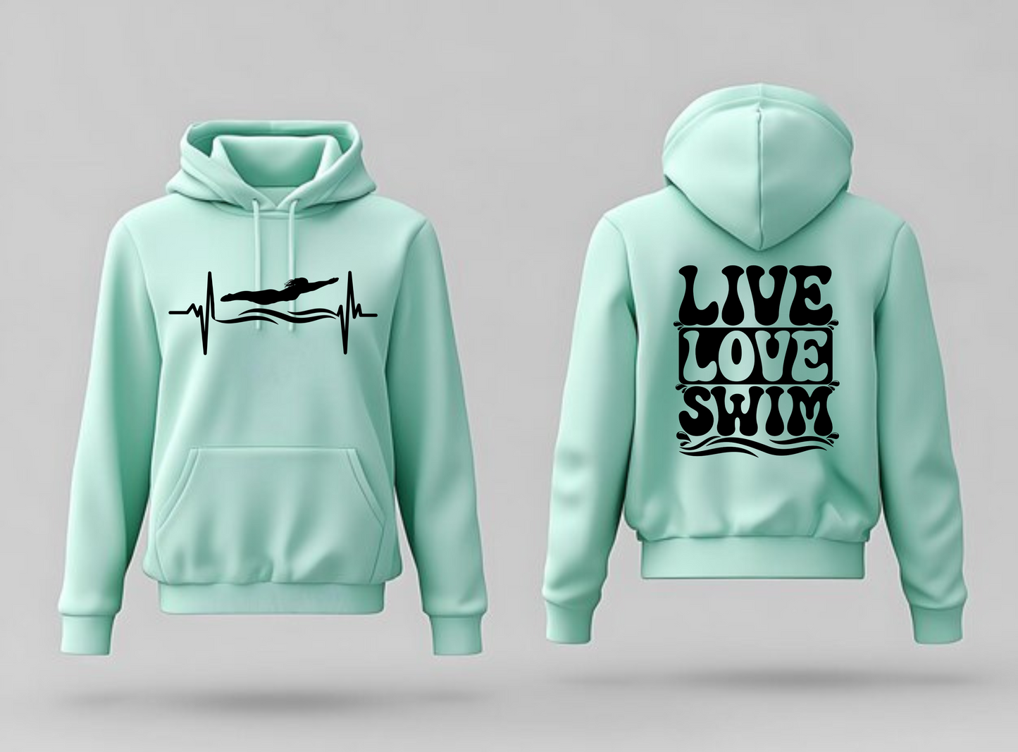 Live Love Swim Sweatshirt Version