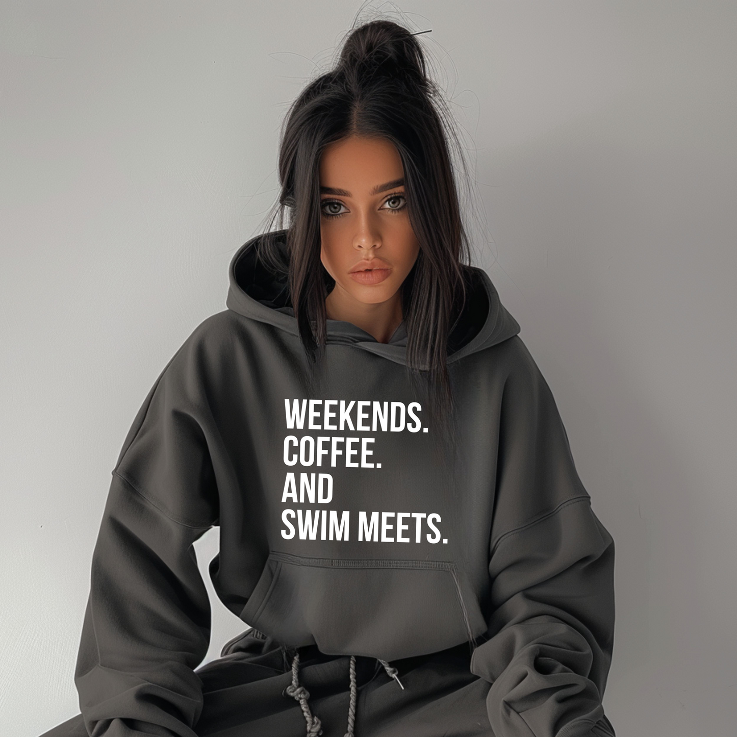 Fueled By Coffee & Chlorine Sweatshirt Version