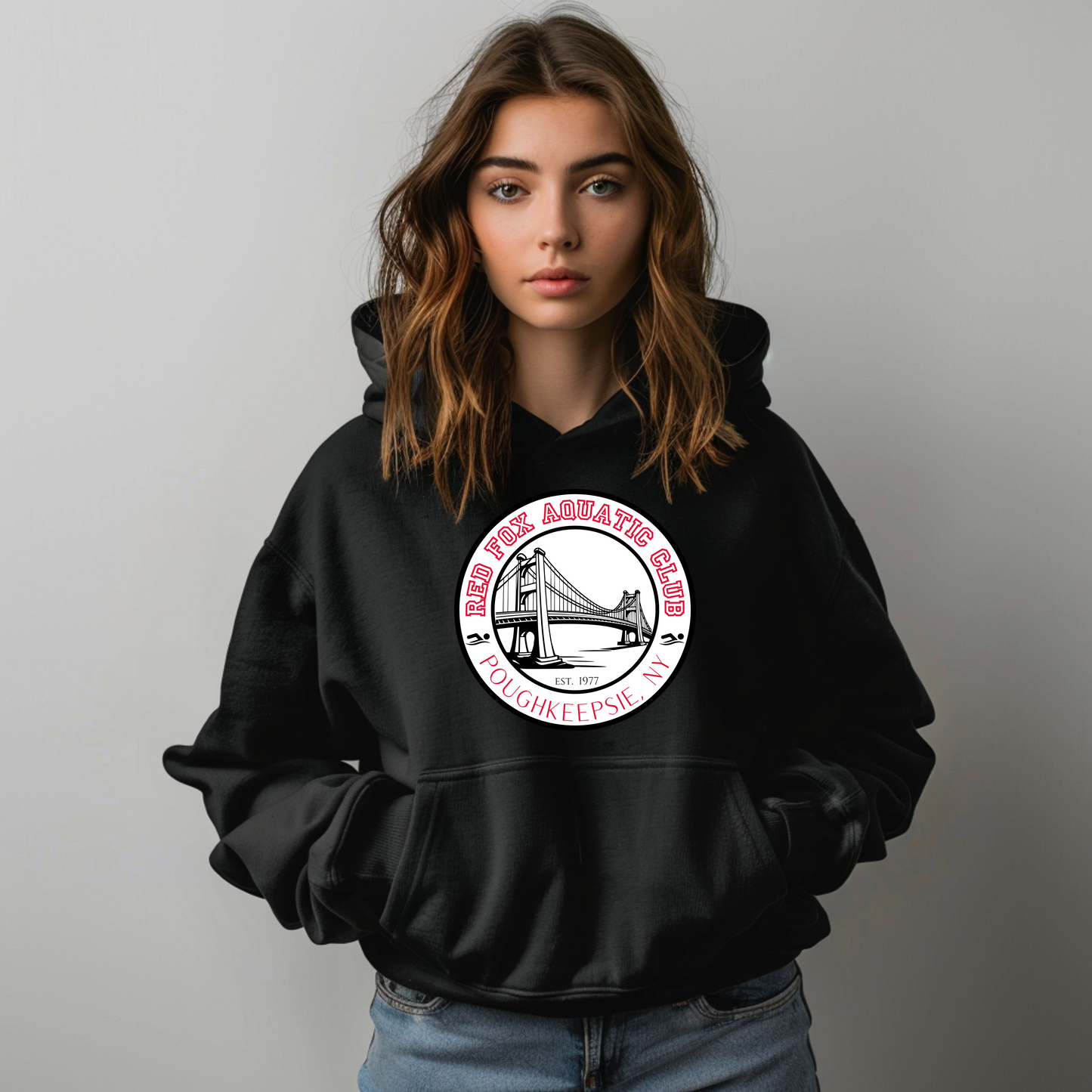 One Team. One Lane. Red Fox. Sweatshirt Version